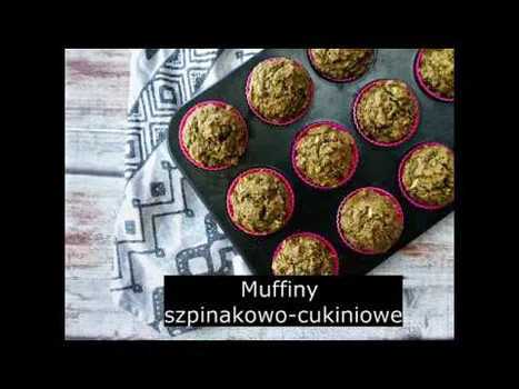 Zielone muffiny na słodko (bez cukru, wegańskie)