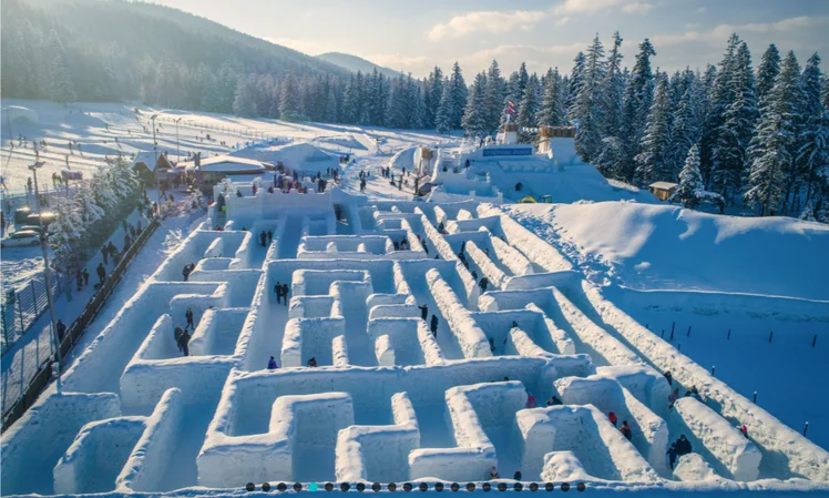 Zdjęcie Największy na świecie śnieżny labirynt! Znajdziemy go w Polsce! Jakie ceny? #1