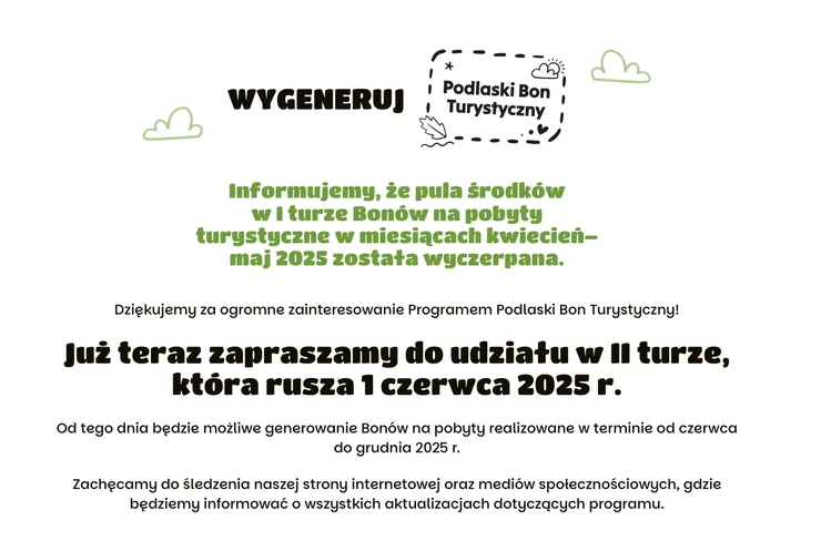 Zdjęcie Podlaski bon turystyczny wyczerpany! Druga tura dofinansowania na wakacje już w czerwcu #2