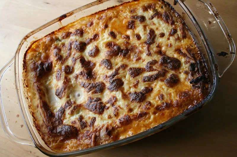 Canneloni z kurczakiem barbecue