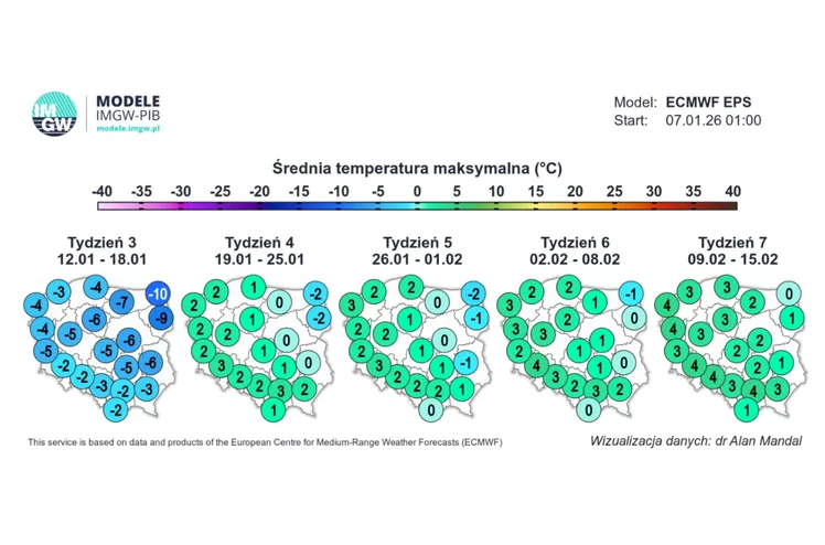 Zdjęcie IMGW opublikowało prognozę pogody na ferie 2026! A jeden zimowy miesiąc szczególnie zaskoczy #4