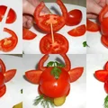 Dekoracje z pomidora