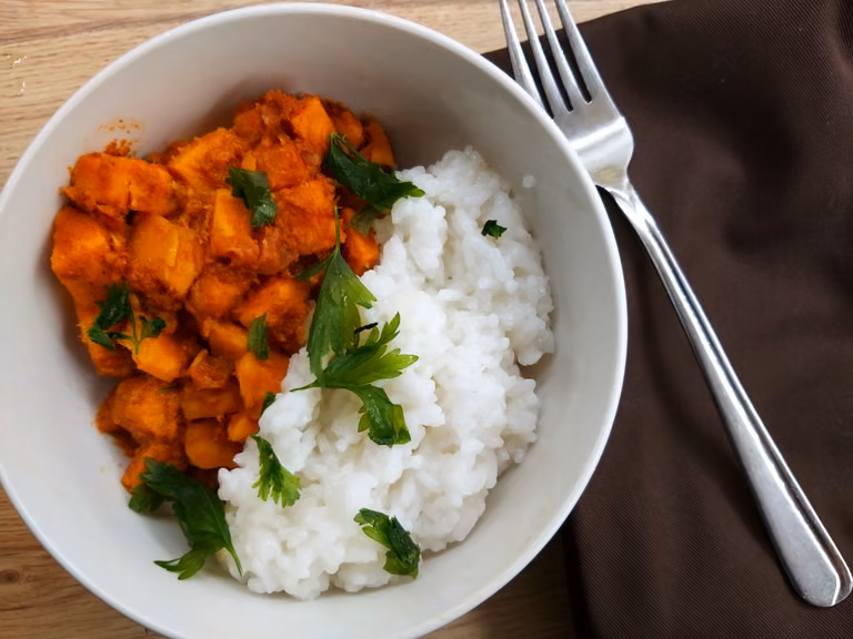 Curry z batatów