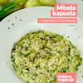 Młoda kapusta z koperkiem na śmietanie