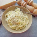 Spaghetti z sosem porowym
