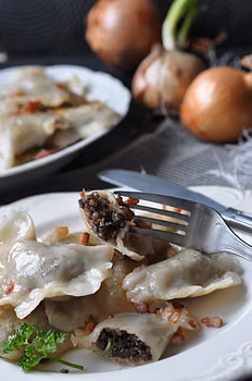 Pierogi z kaszanką