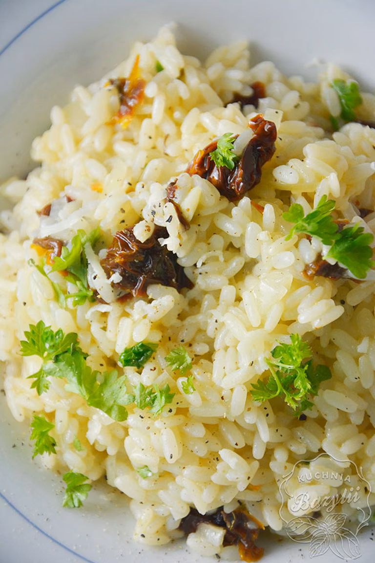 Risotto z suszonymi pomidorami