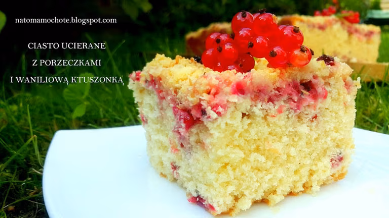 Ciasto z Porzeczkami i Kruszonką