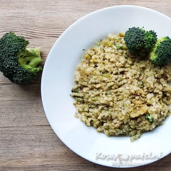 Risotto z brokułami