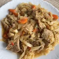 Łopatka duszona w kapuście