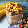 Kakaowy pudding z chia i bananem