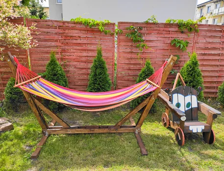 Stelaż na hamak – diy.