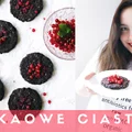 KAKAOWE CIASTECZKA Z CZERWONĄ PORZECZKĄ ( WEGAŃSKIE! )
