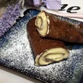 KAKAOWE NALEŚNIKI Z BUDYNIOWYM KREMEM