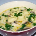 Tortellini z kurczakiem i pieczarkami