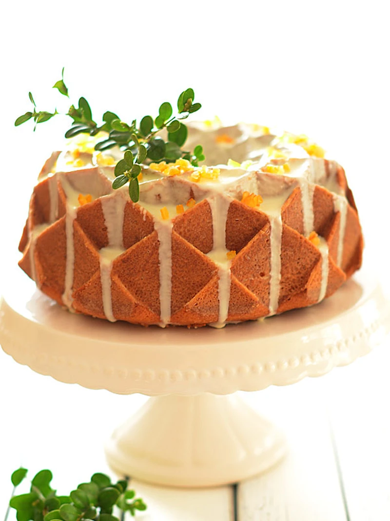 Babka ucierana potrójnie pomarańczowa (z syropem pomarańczowym)