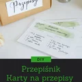 DIY Przepiśnik + karty na przepisy do druku