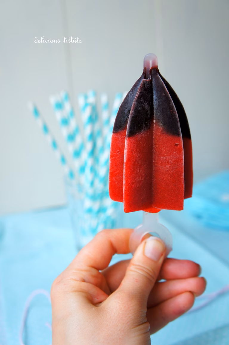 Lody truskawkowo-jagodowe