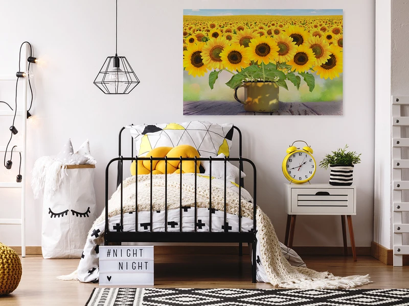 W ogrodzie perspektyw - nowoczesny obraz na płótnie
