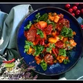 Sałatka z dyni, pomidorów i oliwek