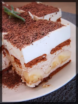 Ciasto kawowe z bananem (bez pieczenia)