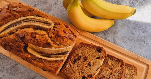 Bananowy chlebek - prosty i szybki