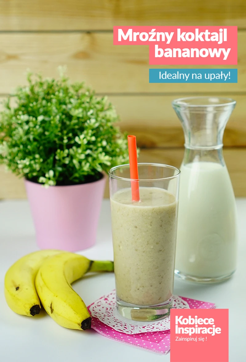 Mroźny koktajl bananowy