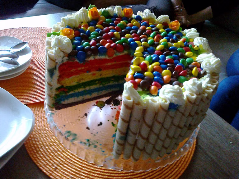 Tęczowy Tort :)