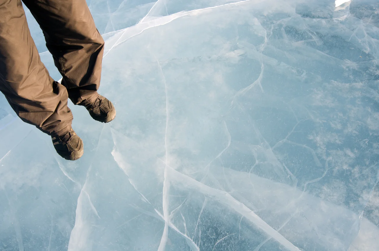 Jeżeli chodząc po lodzie lód się pod Tobą załamuje...