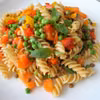 Makaron z warzywnym ragù