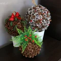 Kule z szyszek DIY KROK PO KROKU