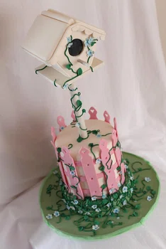 Torcik domek dla ptaszków