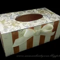 Chustecznik decoupage