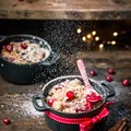 Żurawinowe crumble z cynamonem i słonecznikiem