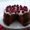 Ciasto marchewkowe z malinami
