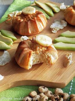 WEGAŃSKIE DROŻDŻÓWKI Z BANANEM