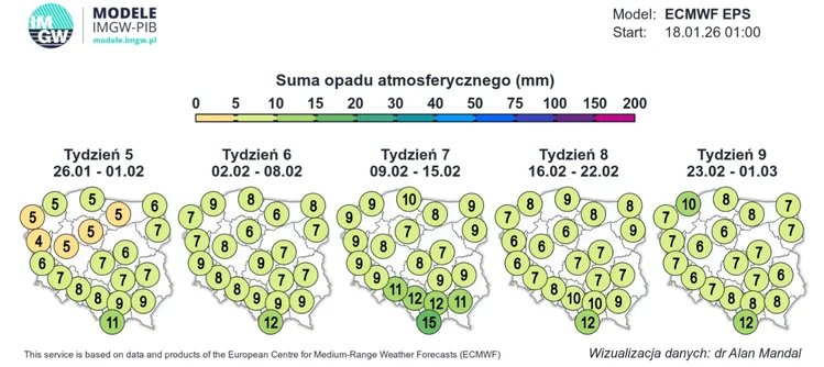 Zdjęcie Prognoza pogody na ferie 2026! Polska podzielona na 2 części - ciepłe powietrze atlantyckie i lodowaty front arktyczny #4
