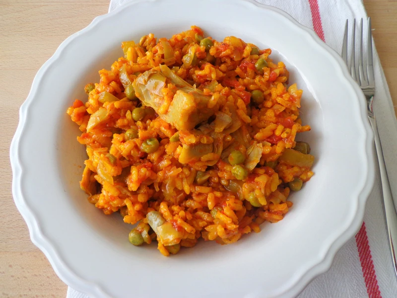 Paella w wersji wegetariańskiej