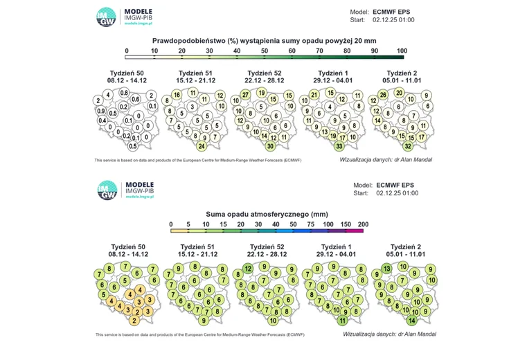 Zdjęcie Białe święta 2025 - Czy jest szansa na śnieg? Jest nowa prognoza długoterminowa #1