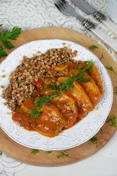 Schab w sosie paprykowym