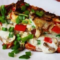 Wytrawny wegetariański omlet fit