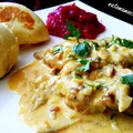 Udka w Sosie Śmietankowo-Pieczarkowym