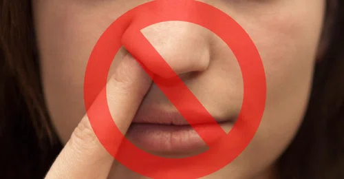 Dłubanie w nosie - niebezpieczny nawyk, Dowiedz się sama, dlaczego powinnaś przestać.