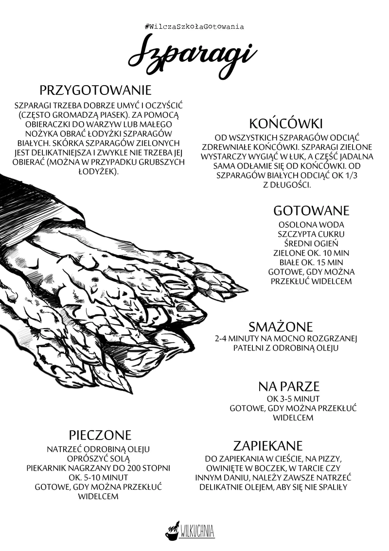 Szparagi - jak przygotować