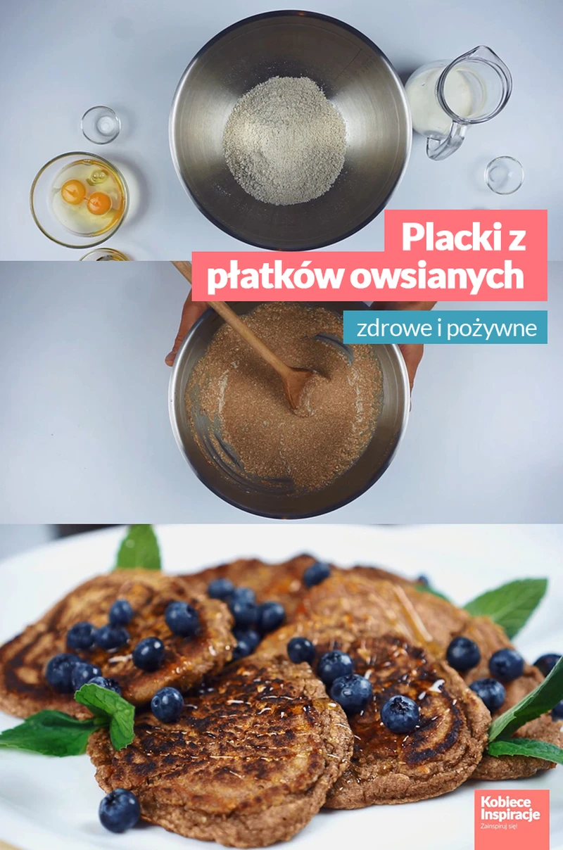 Placki z płatków owsianych