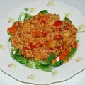 Kasza bulgur z warzywami