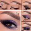 Smokey eye z fioletami w roli głównej