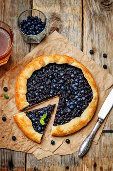 GALETTE Z BORÓWKAMI