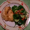 Pieczona pierś kurczaka z jogurtem.