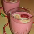 Koktajl bananowo-truskawkowy